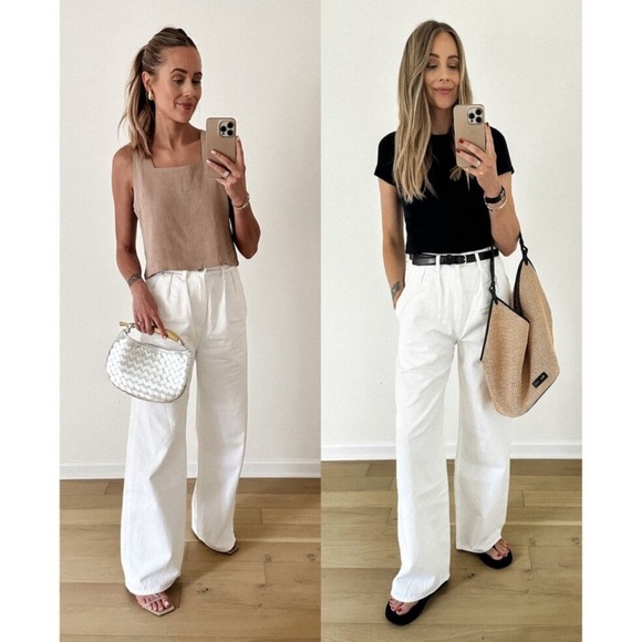 NWT Citizens of Humanity Maritzy Pleated Trouser in Prism 30 - Picture 2 of 14